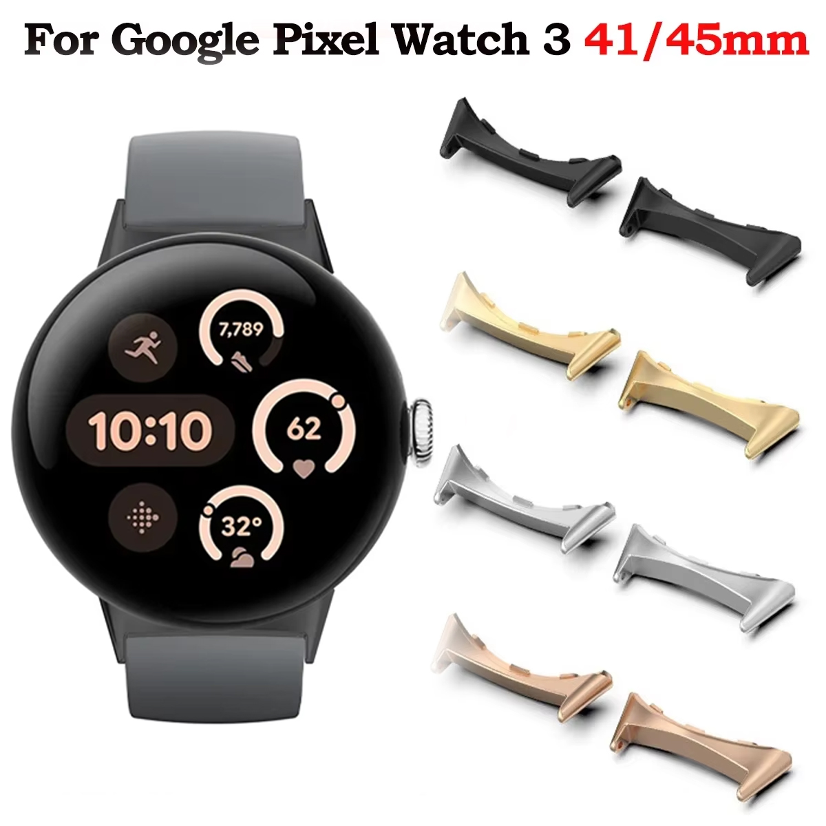 Smartwatch Straps & Accessories - Adattatore connettore cinturino orologio 2 pezzi