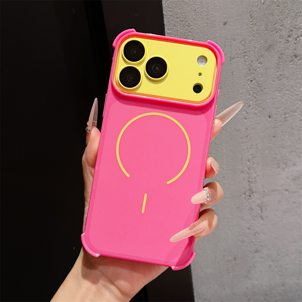 Apple Iphone 16 - Custodia Protettiva a Contrasto Colore per