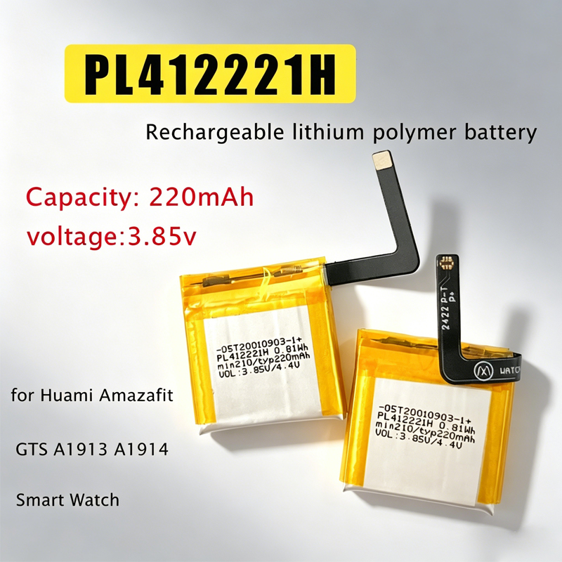 Smartwatch A1914 - Batteria Ricaricabile PL412221H 220mAh 3.85V, Batterie