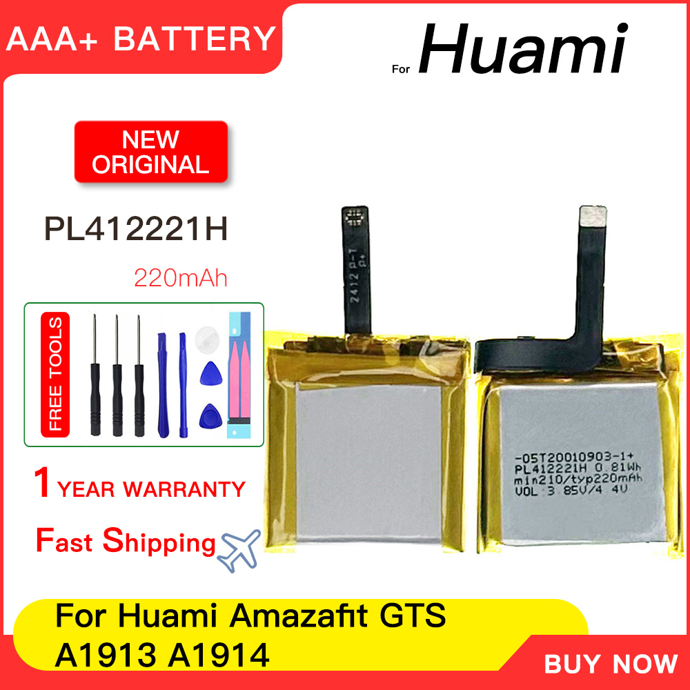 Smartwatch A1914 - Batteria nuova 100% originale 220mAh PL412221H