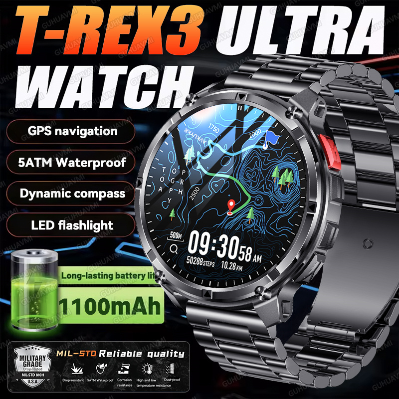 Smartwatch Store - 2026 Nuovo T-Rex3 Ultra 1100Mah Militare