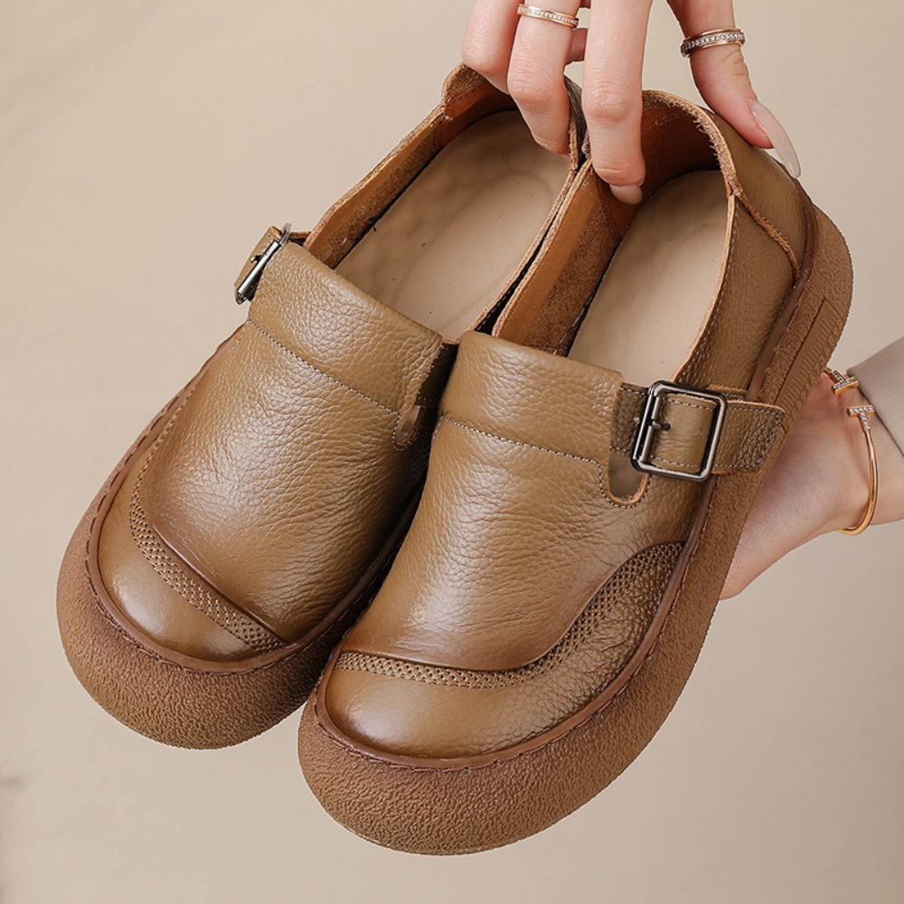 Leather Classic Strap - Scarpe singole casual da donna Primavera