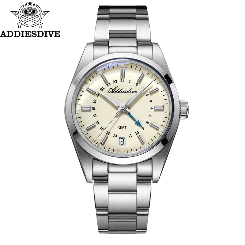 Accessories With Watch - ADDIESDIVE Hot Brand 36mm Orologio GMT