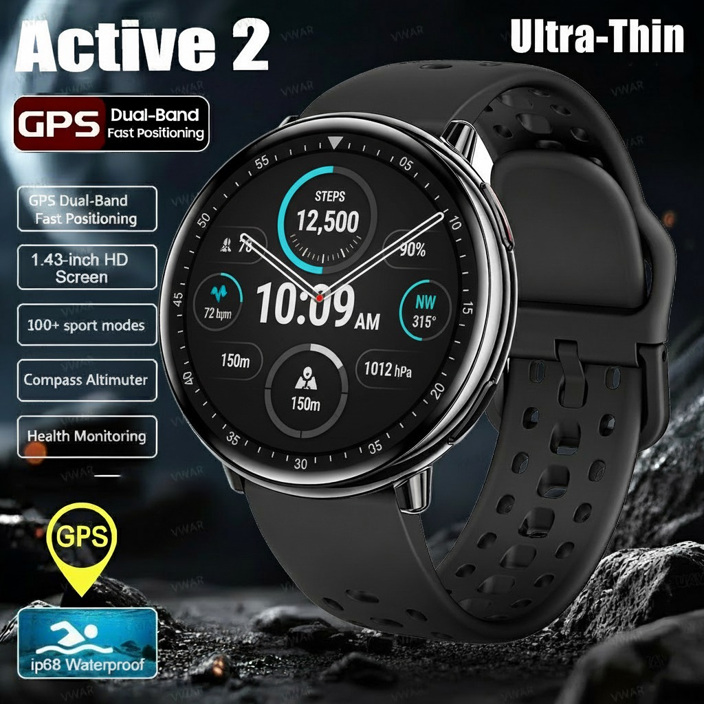 Smartwatch Store - 2025New Active 2 Smart Watch GPS