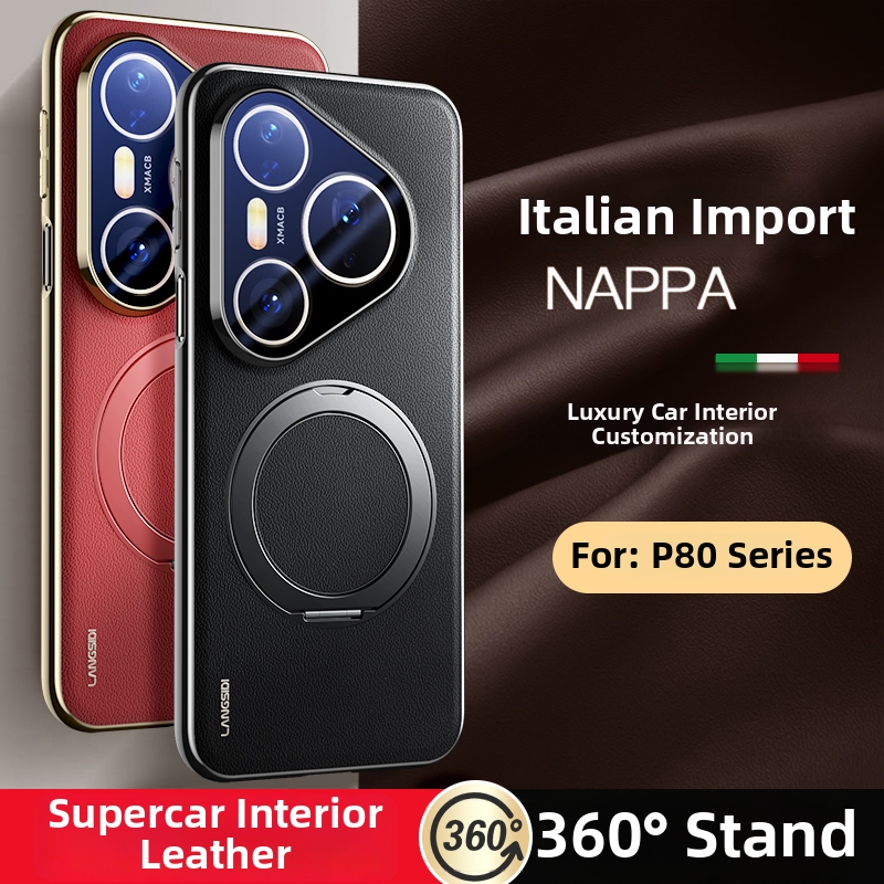 Huawei Pura 70 - Custodia Magnetica in Pelle per Huawei