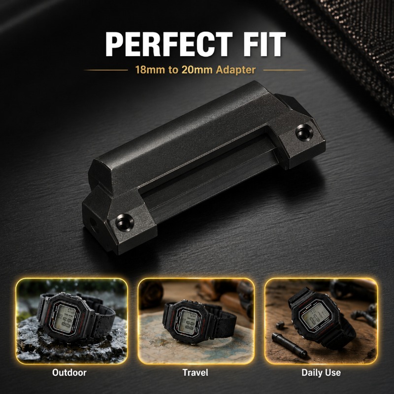 Watch Band Connector - Adattatore universale con testa rialzata da