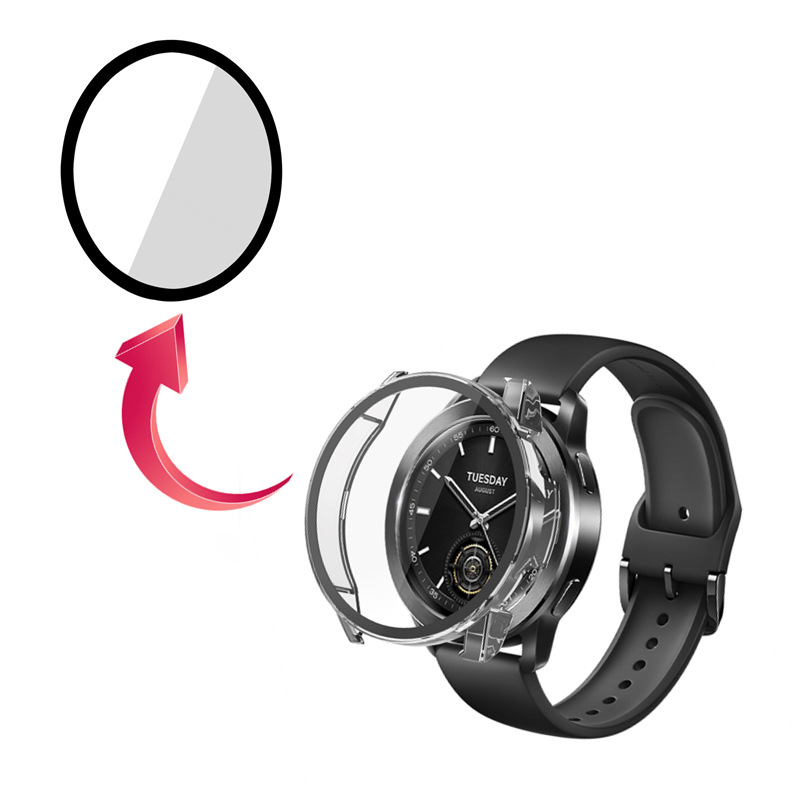 Custodia protettiva per scherm - Xiaomi Smartwatch S3 Accessories recensione e prezzo