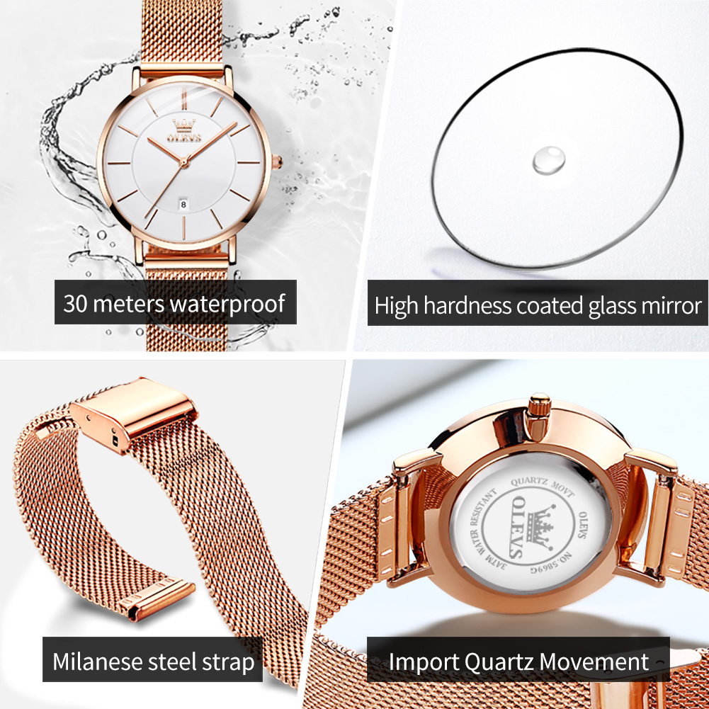 OLEVS Orologio da donna 5869 O - Accessories With Watch recensione e prezzo