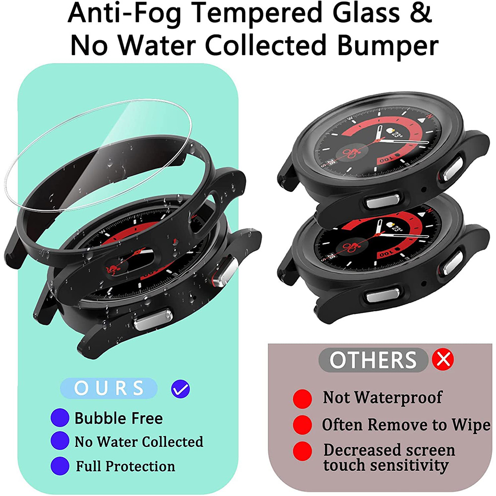 Cover + vetro temperato per Sa - Accessories For Galaxy Watch 5 recensione e prezzo