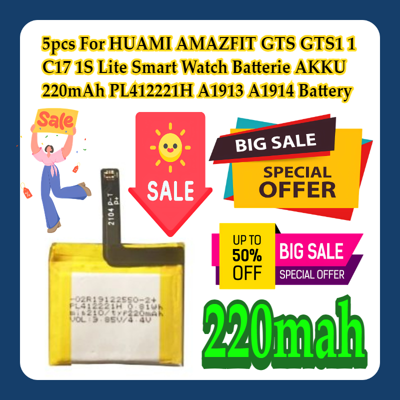 5 pezzi Per HUAMI AMAZFIT GTS  - Smartwatch A1914 recensione e prezzo