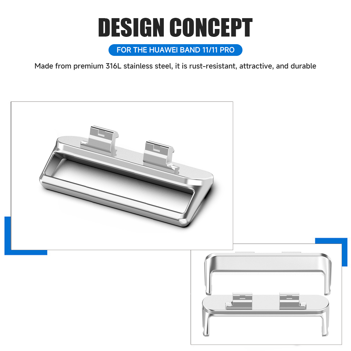 Adattatore da 18mm (1 pz) per  - Watch Band Connector recensione e prezzo