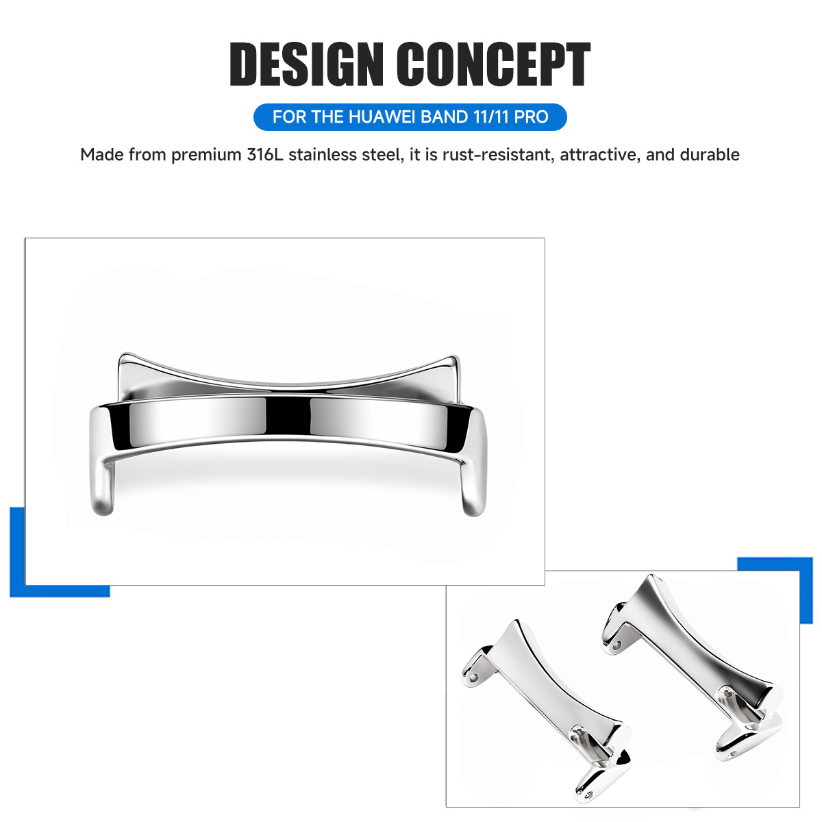 Adattatore da 2 pezzi per Huaw - Watch Band Connector recensione e prezzo