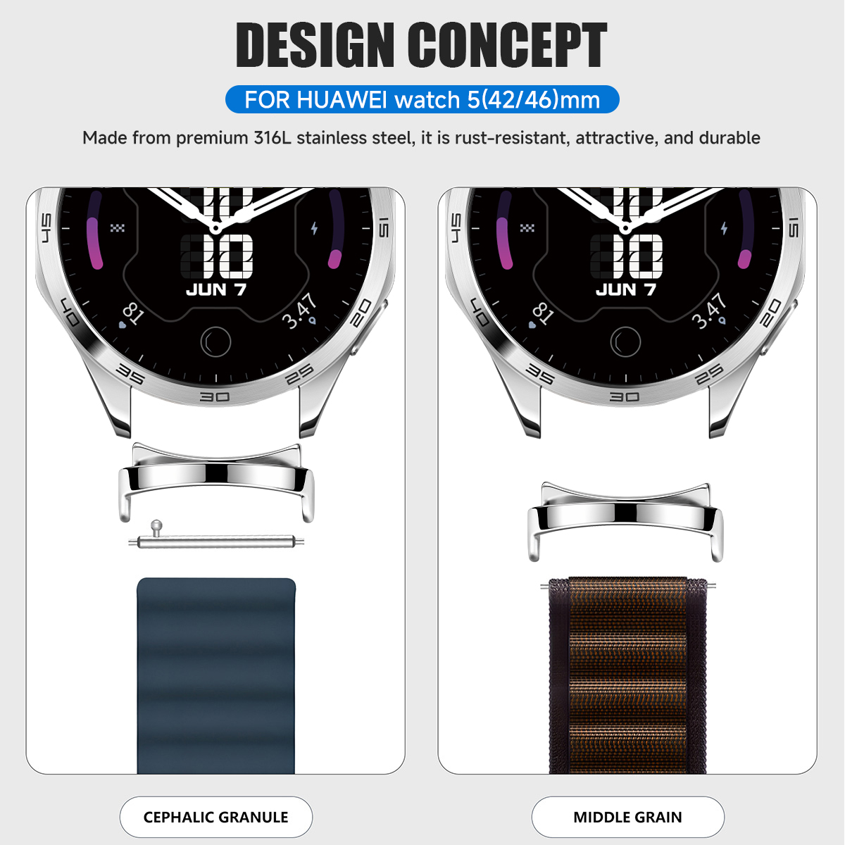 Adattatore da 2 pezzi per Huaw - Watch Band Connector recensione e prezzo